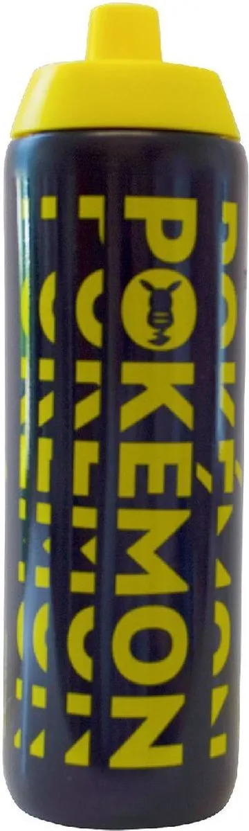 Pokémon Drinkfles 700ml - Zwart