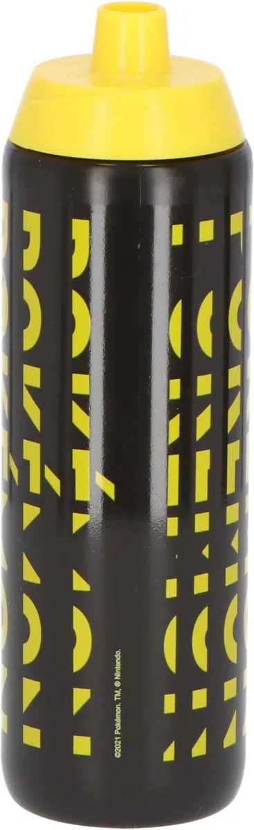 Pokémon Drinkfles 700ml - Zwart