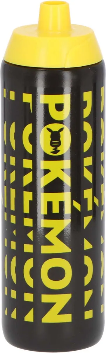 Pokémon Drinkfles 700ml - Zwart