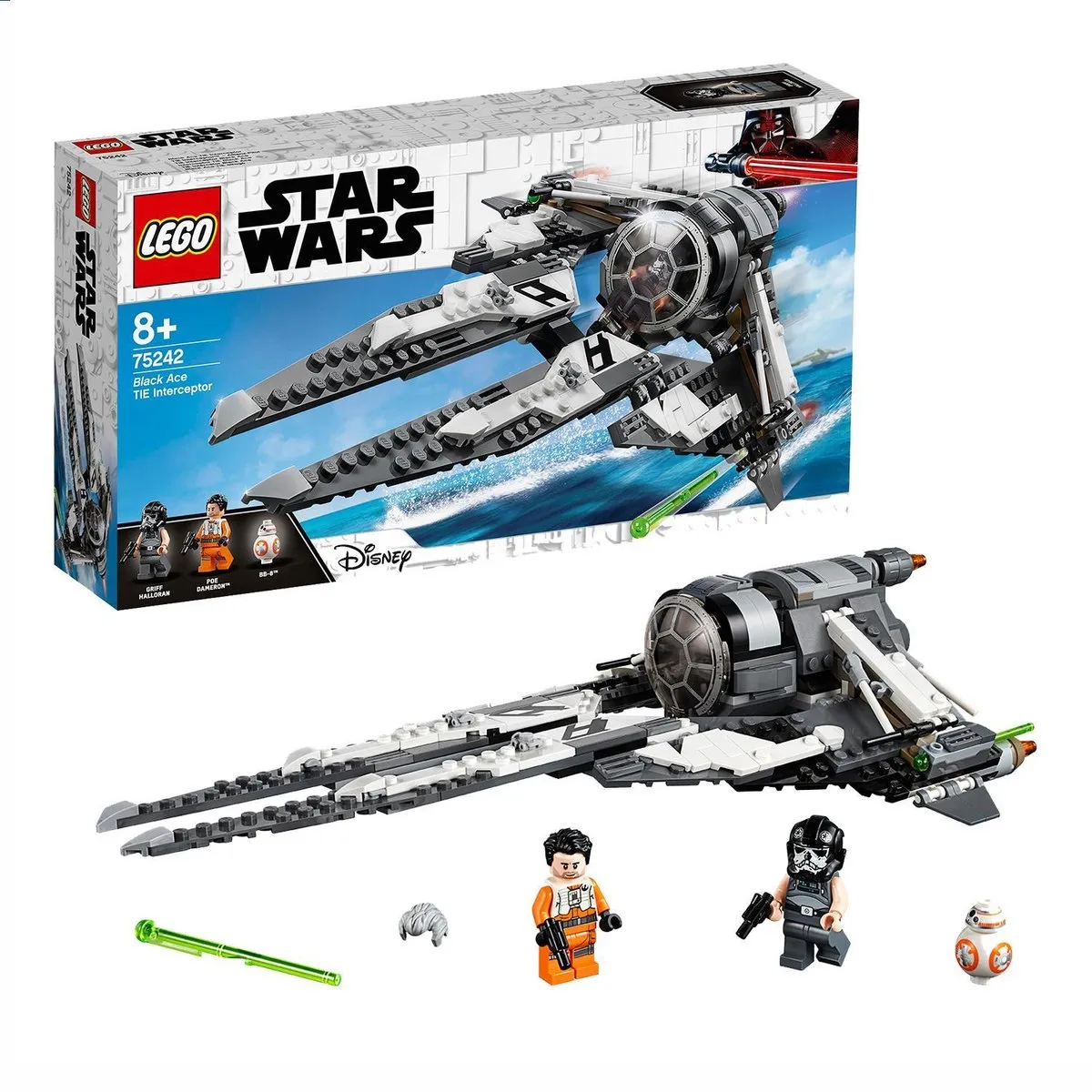 LEGO Star Wars Black Ace TIE Interceptor 75242 - 396 Stukken