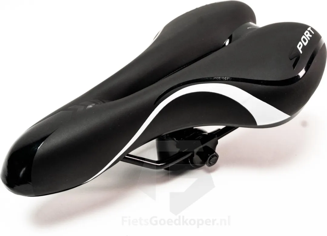 Voltano Sport Fietszadel Gel Trekking - Unisex Zwart