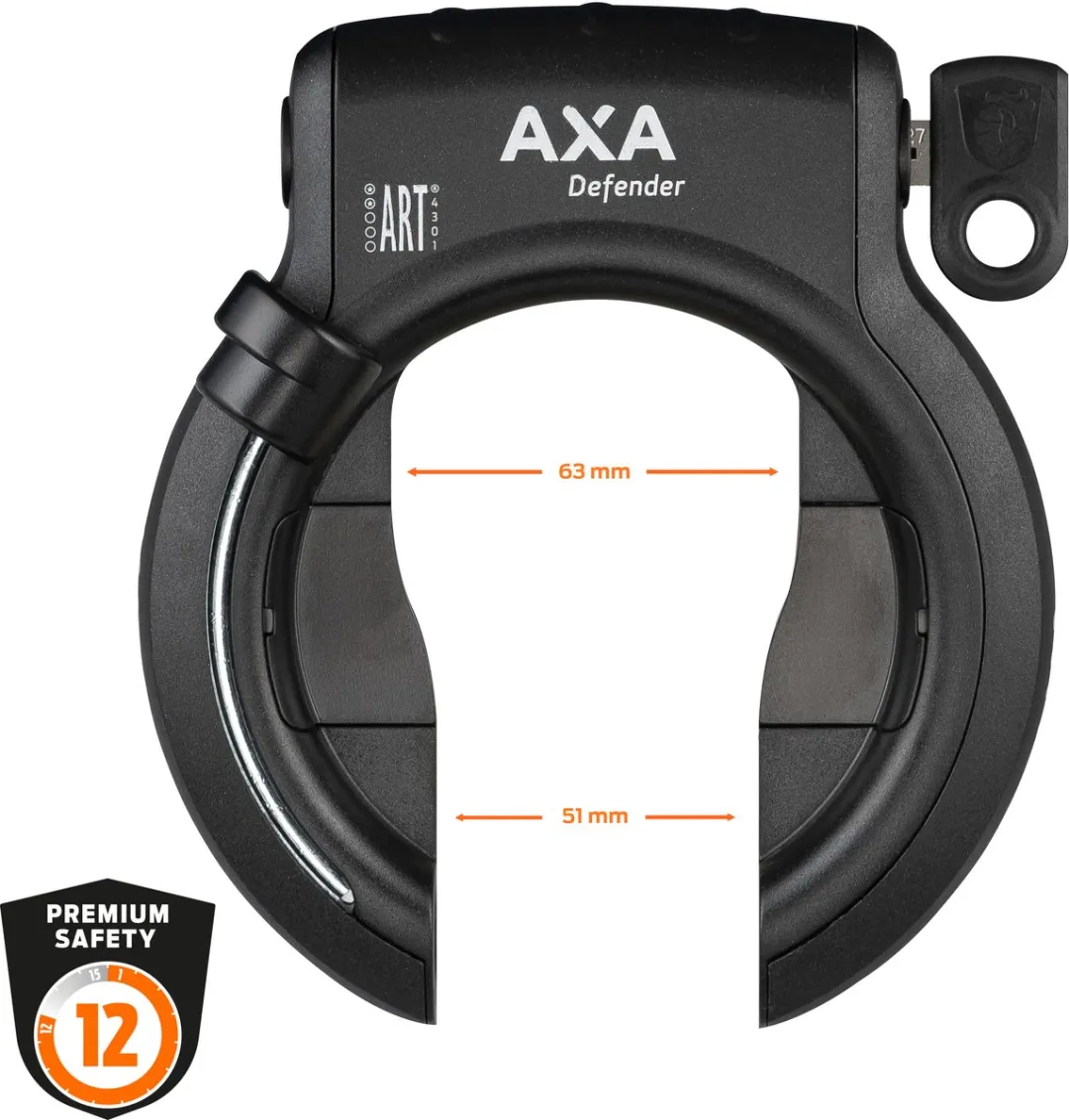 AXA Defender ART2 Frameslot - Zwart