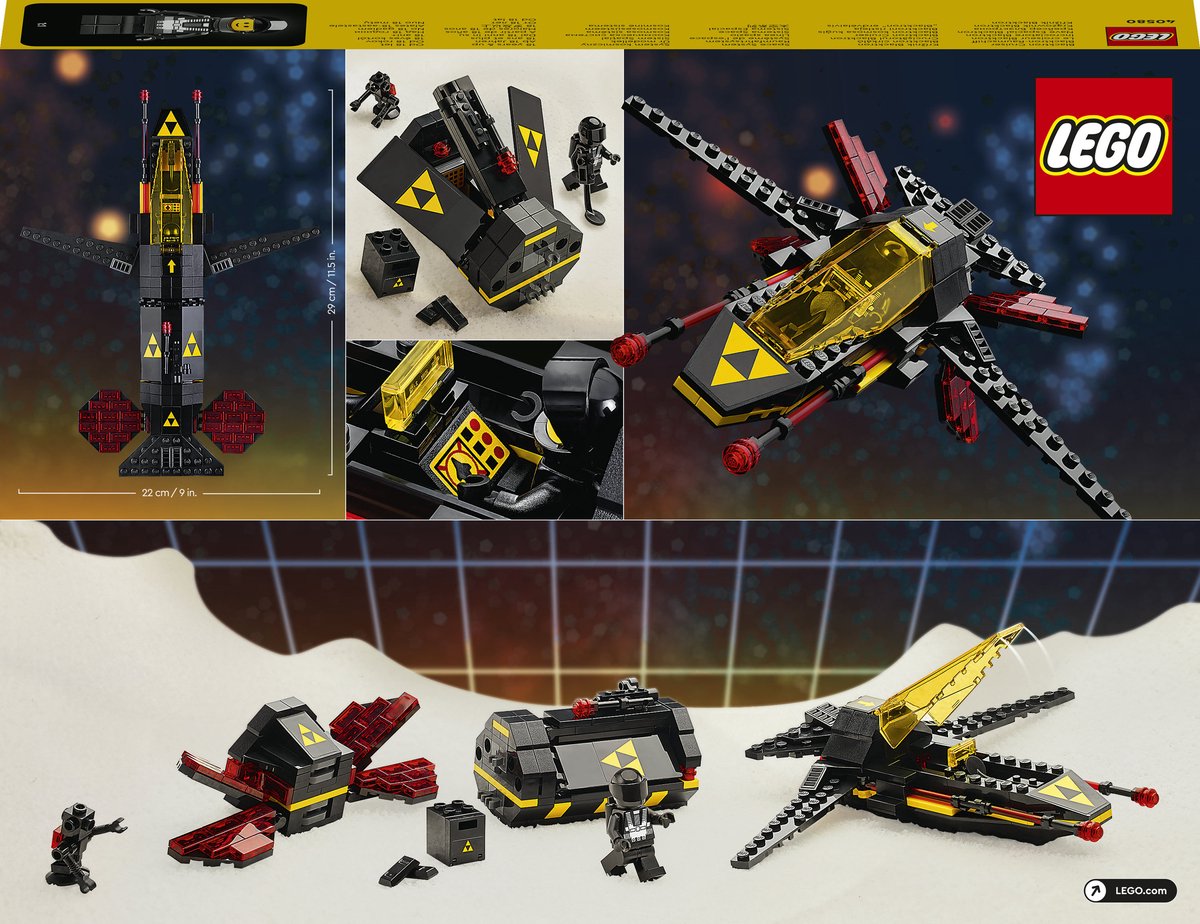 Lego - Blacktron Cruiser - Space System - 40580