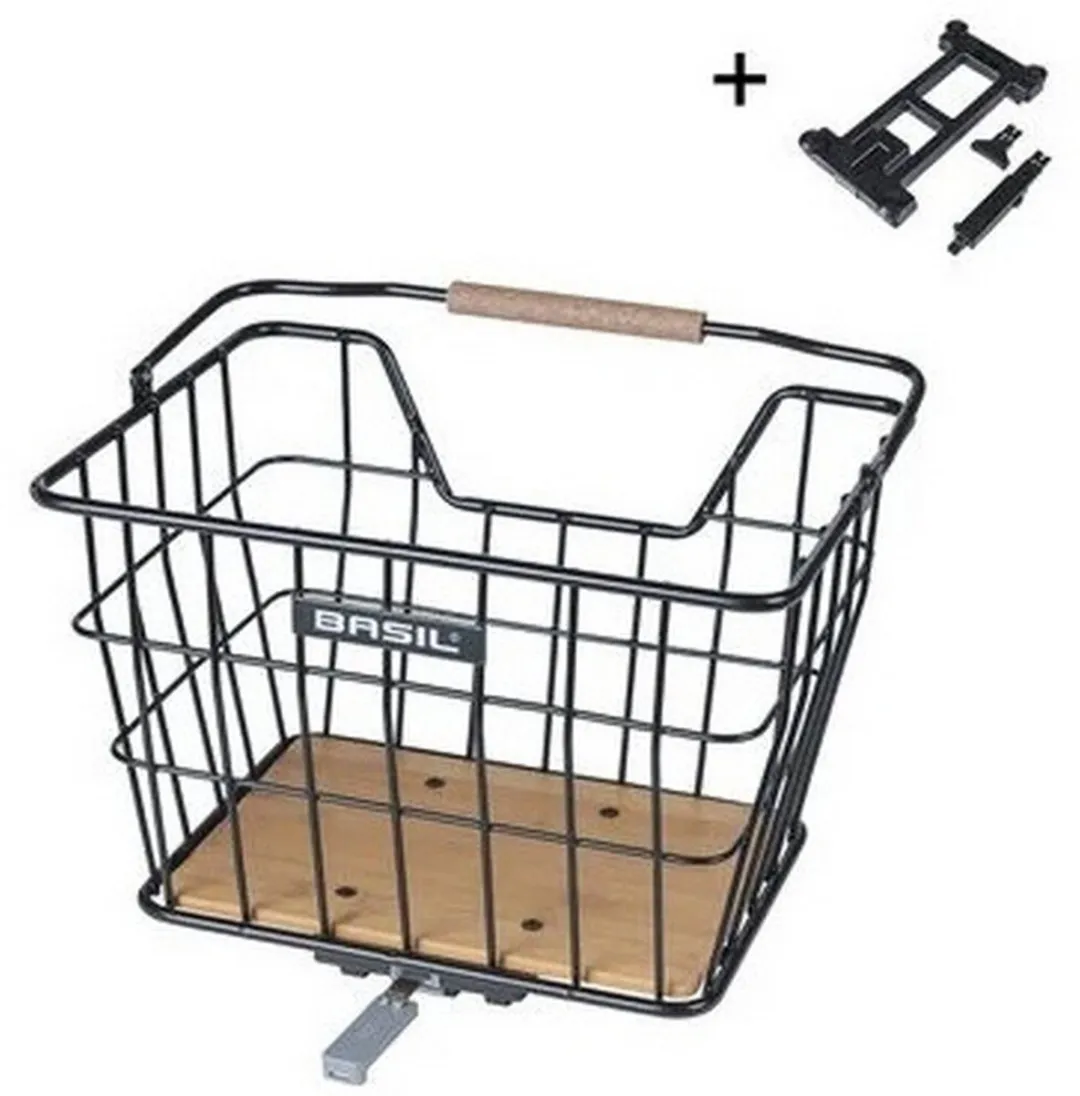 Basil Nordland Fietsmand - 23L - Zwart - afbeelding 6 van 6