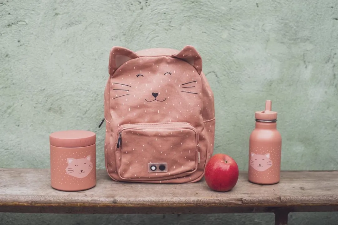 Trixie Back to School Set Rugzak & Drinkfles 500ml - Mrs. Cat Roze