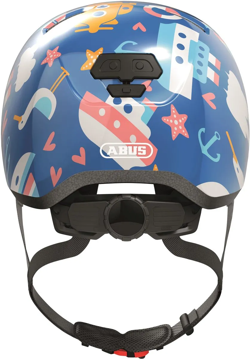 ABUS Skurb Kid Kinderhelm - Maat M - Blauw met zeemotieven - afbeelding 6 van 6