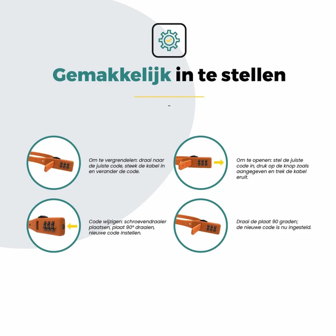 Voltano Accuslot Bagagedrager Codeslot - Zwart
