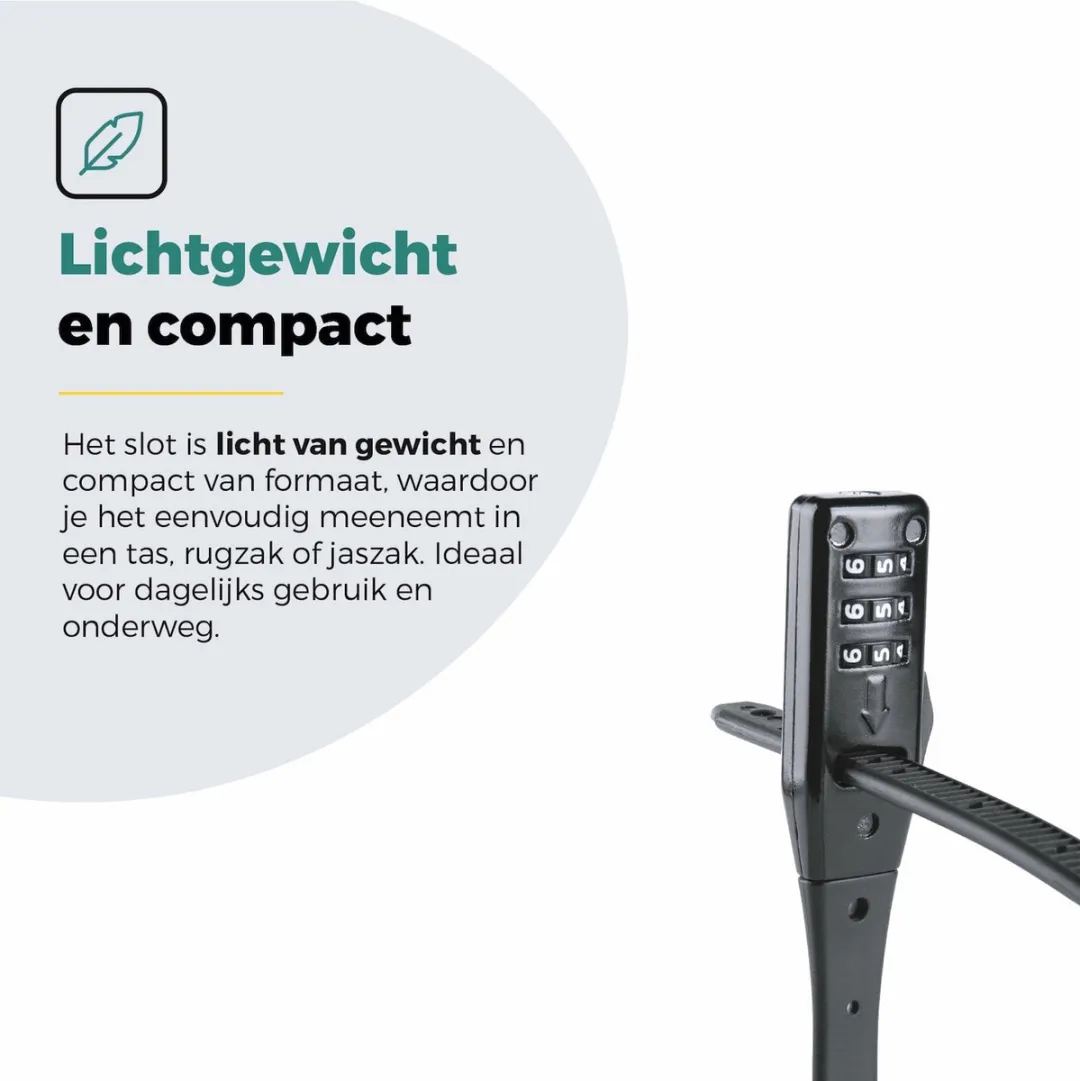 Voltano Accuslot Bagagedrager Codeslot - Zwart