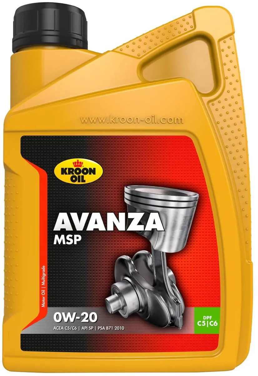 Kroon-Oil Avanza MSP 0W-20 Synthetische Motorolie 1L