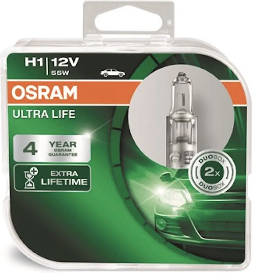 Osram Ultra Life H1 Halogeenlamp 12V/55W