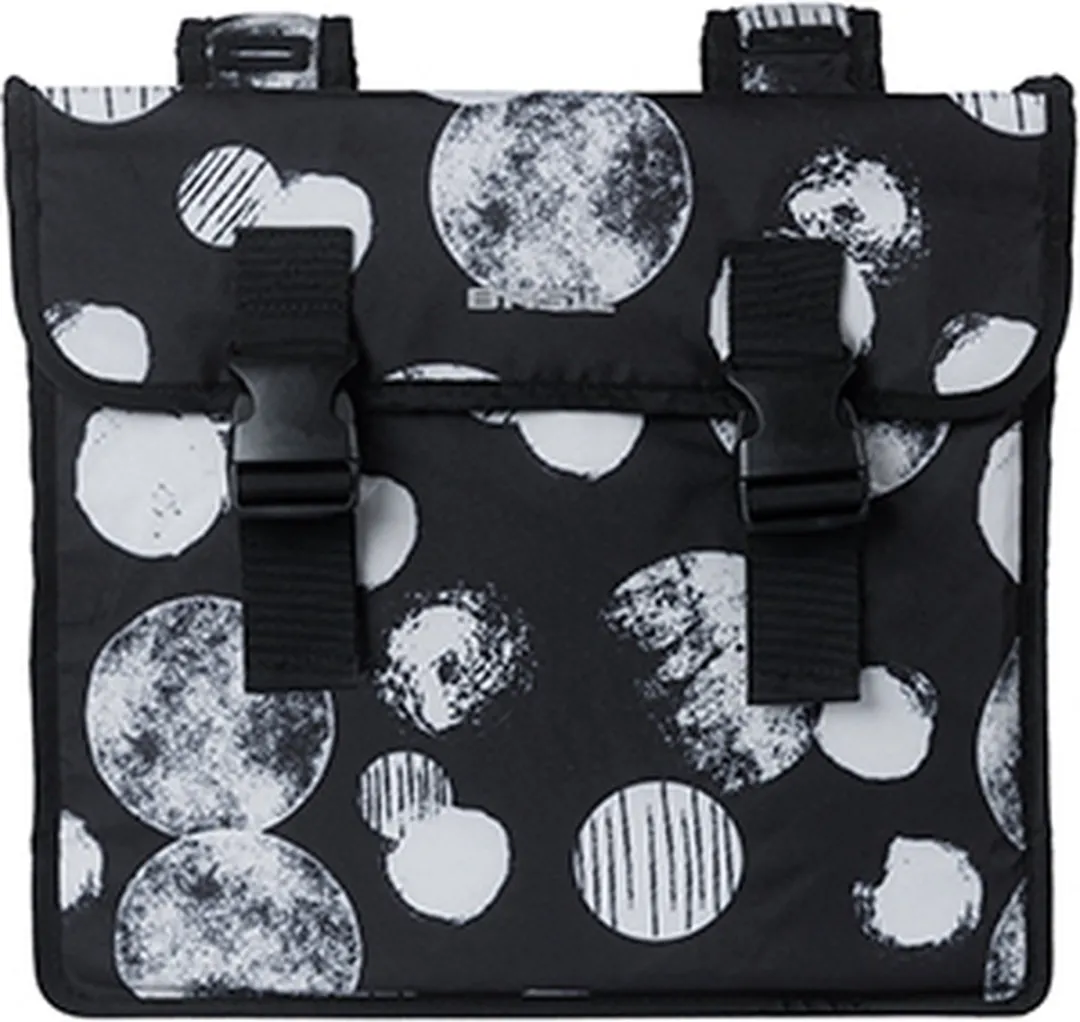Basil Mara XL Sphere Dubbele Fietstas 35L - Zwart/Grijs