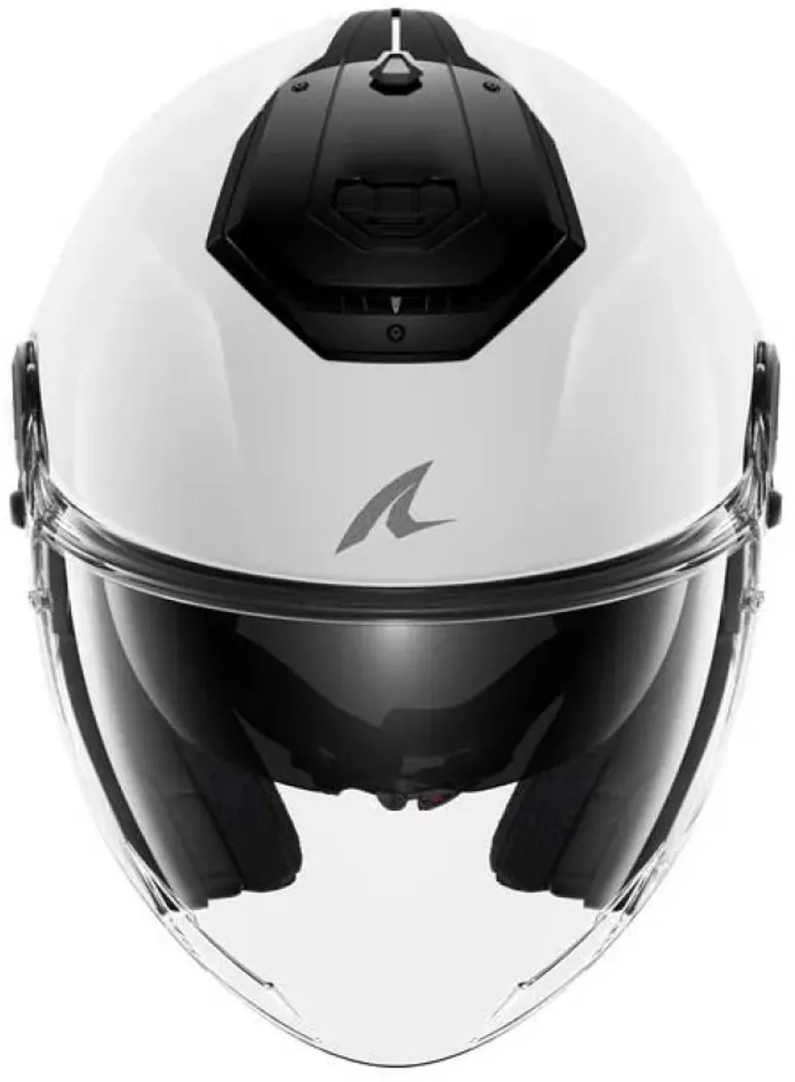 Shark RS Jet Blank Helm - Maat S - Wit/Zwart