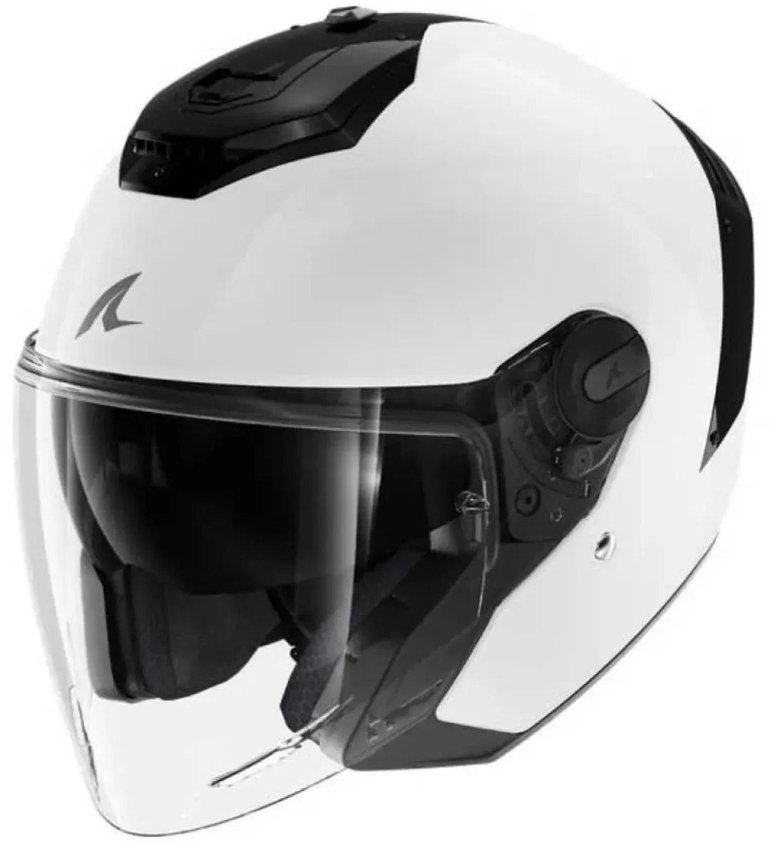 Shark RS Jet Blank Helm - Maat S - Wit/Zwart - afbeelding 6 van 6