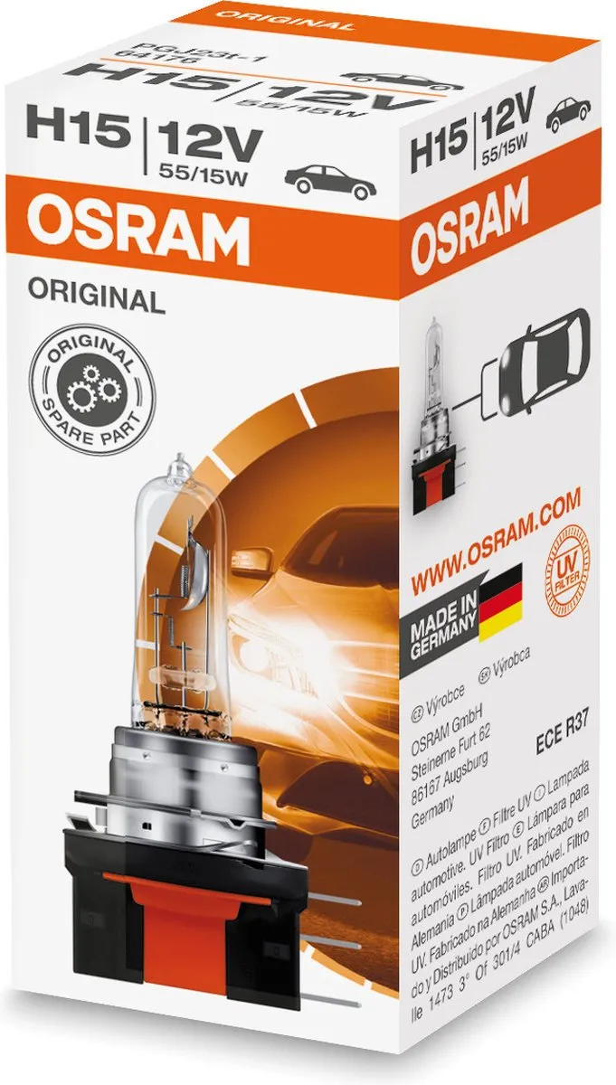 Osram H15 Autolamp 12V 55W
