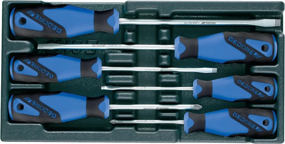 Gedore 1500 ES-2150 PZ Schroevendraaier-set 7-delig