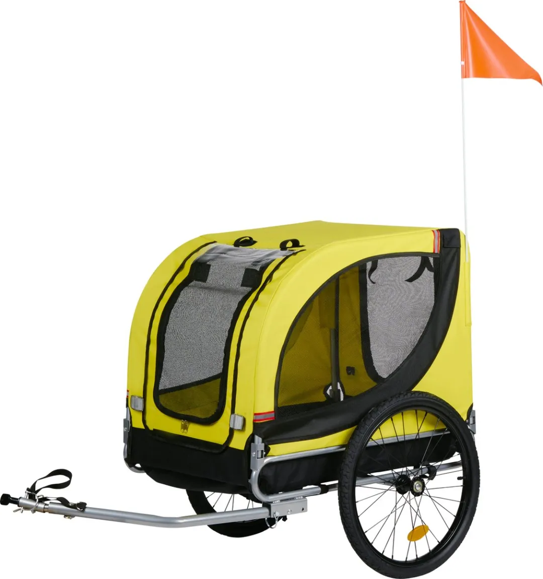 Dunlop Hondenfietskar Geel