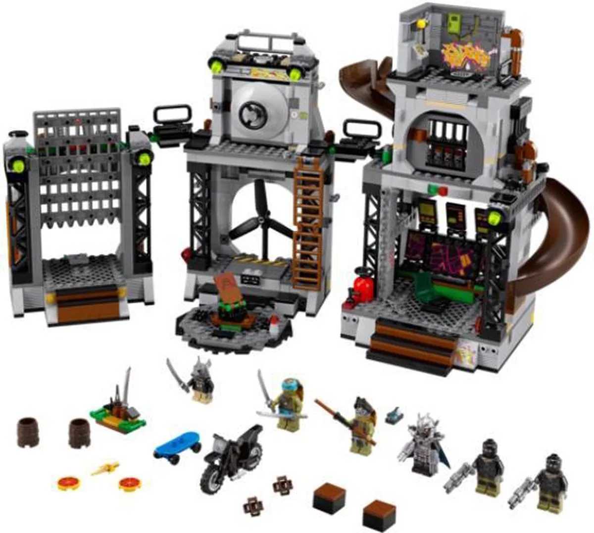 LEGO Ninja Turtles Invasie Turtle Hoofdkwartier 79117 - 888 Stukken