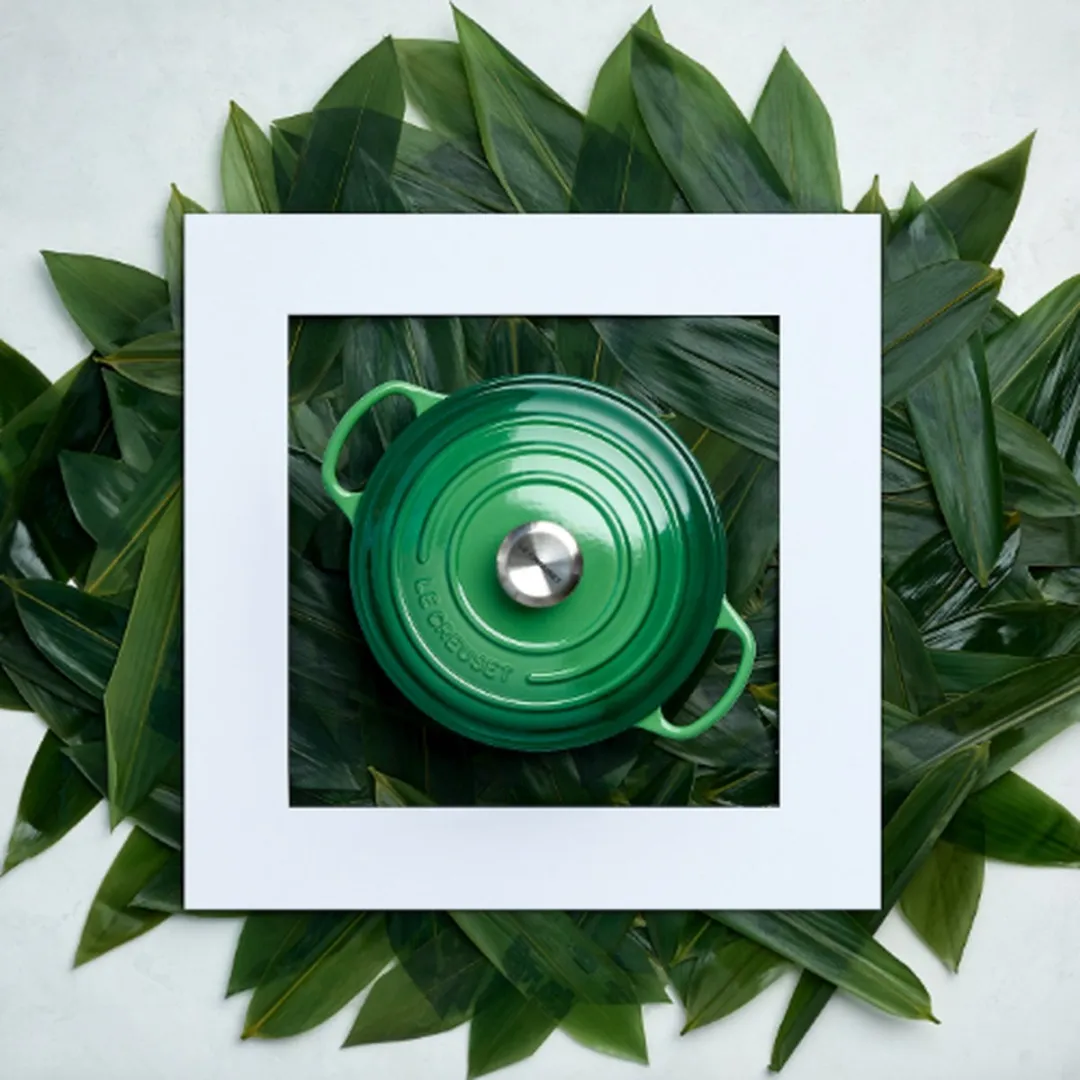 Le Creuset Handvatten Bamboe Siliconen - 2 Stuks