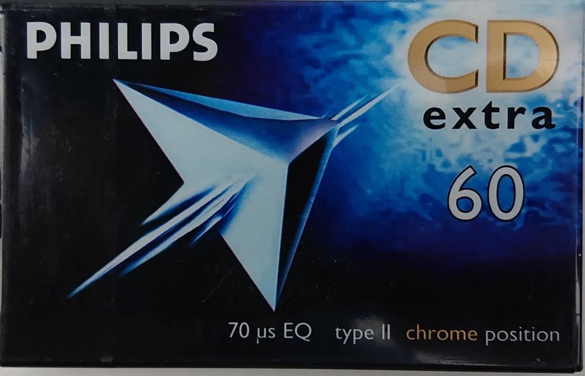 Philips CD Extra Chrome 60min Cassettebandje