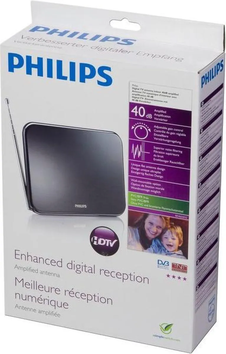 Philips SDV6224 Digitale TV-antenne - Zwart
