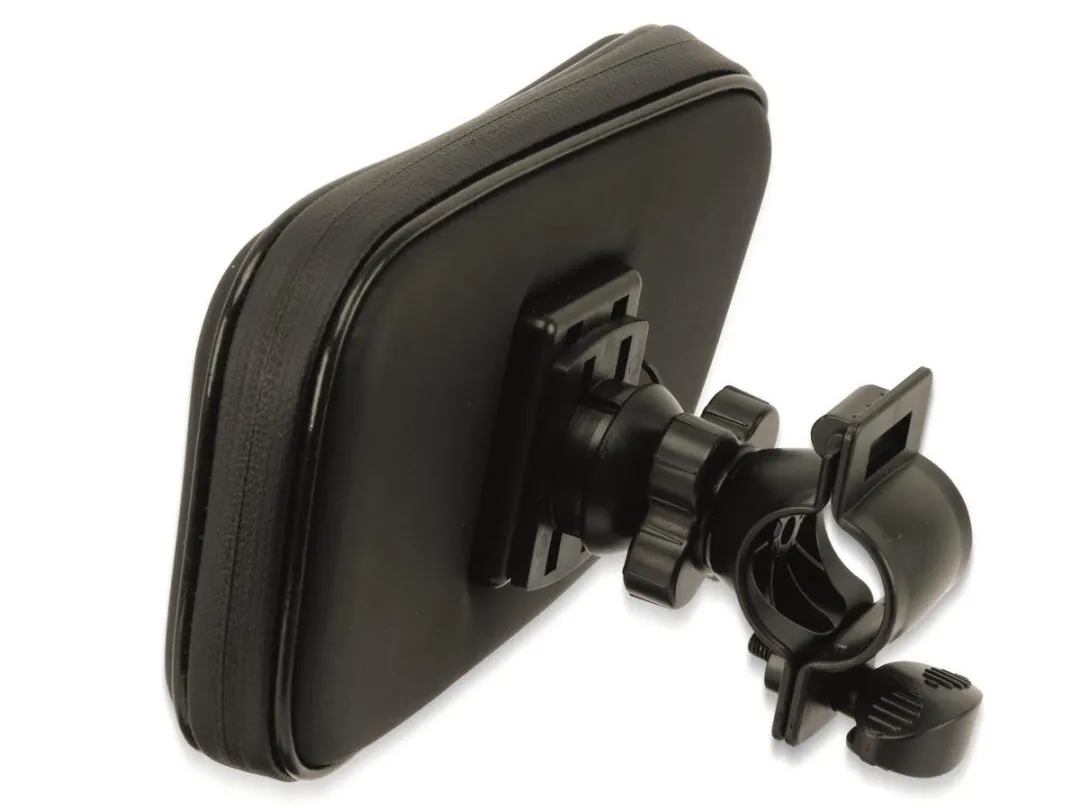 Dunlop Telefoonhouder Fiets E8711252053134 - Universeel - Zwart/Transparant