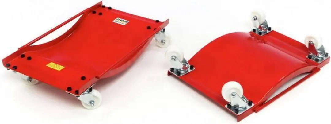 HBM Automovers 450 Kg - Set van 2 - Rood - afbeelding 2 van 3