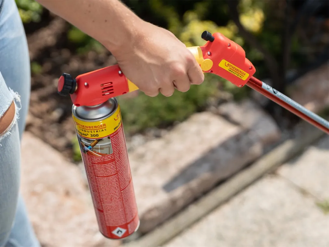 Rothenberger Gasbrander XI-CMR18078 - 2x300ml Multigas - Rood/Grijs