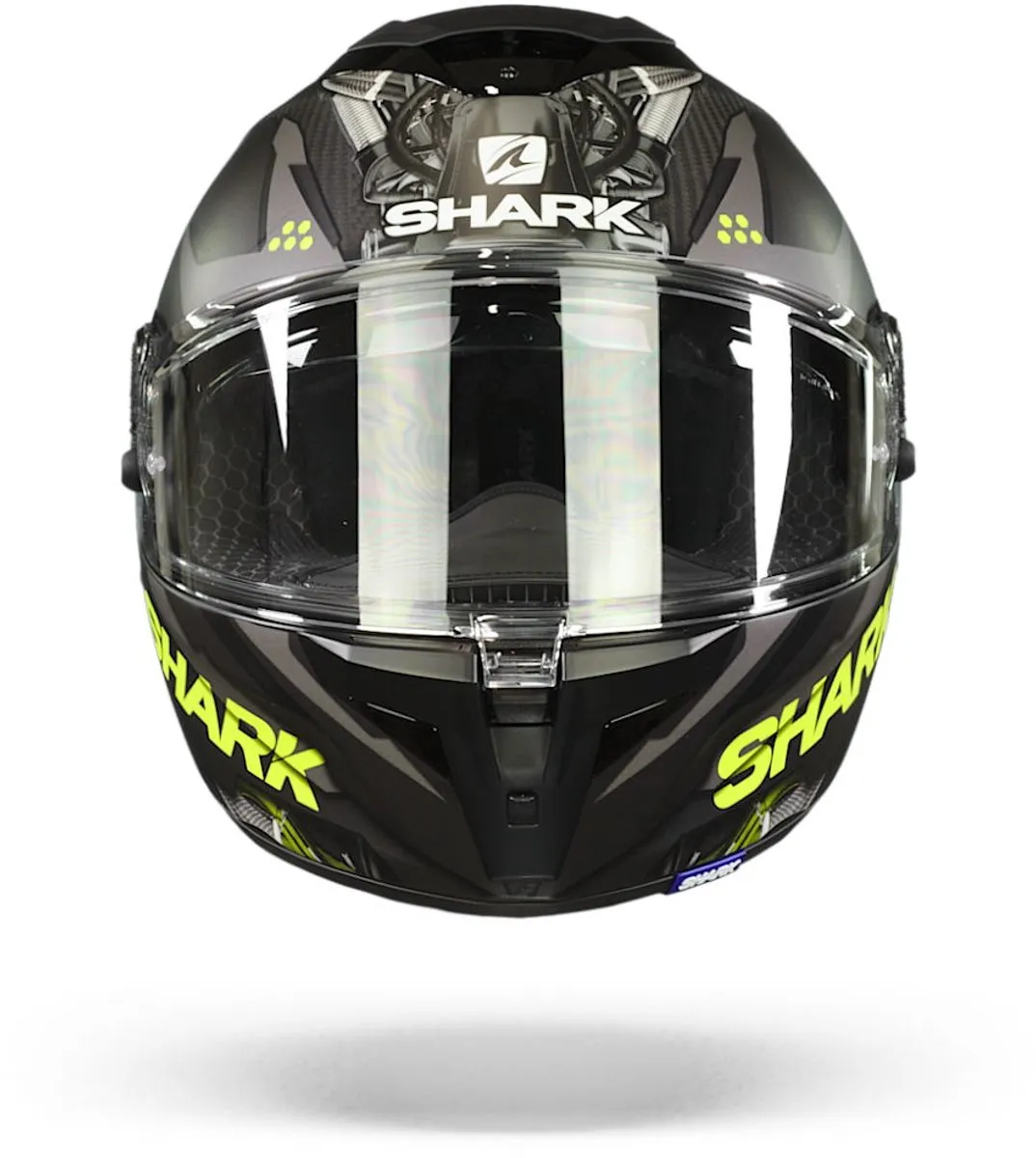 Shark Spartan GT Carbon Urikan Motorhelm - XXL - Antraciet Geel