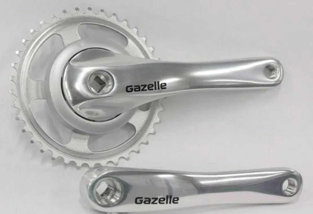 Gazelle Crankstel 38T Aluminium - 8-Speed