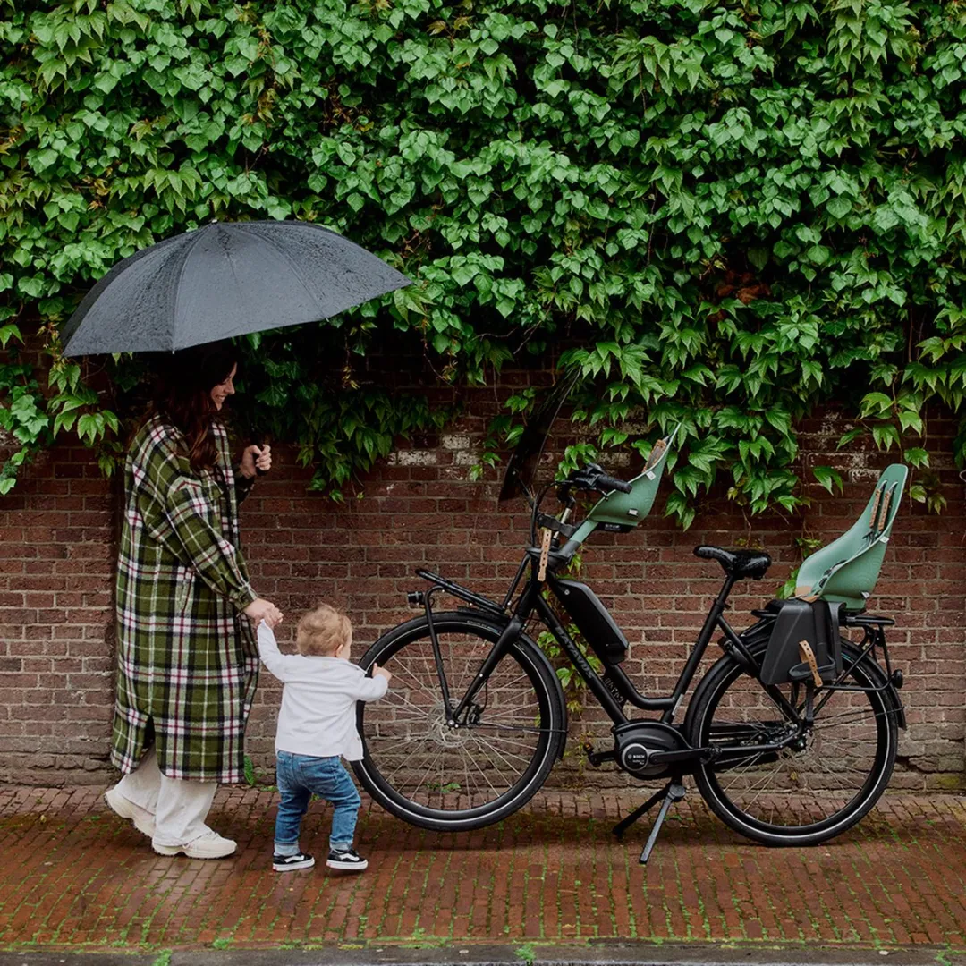 Urban Iki Fietsstoeltje Voor Ta–ke - Icho Green/ Kurumi Brown