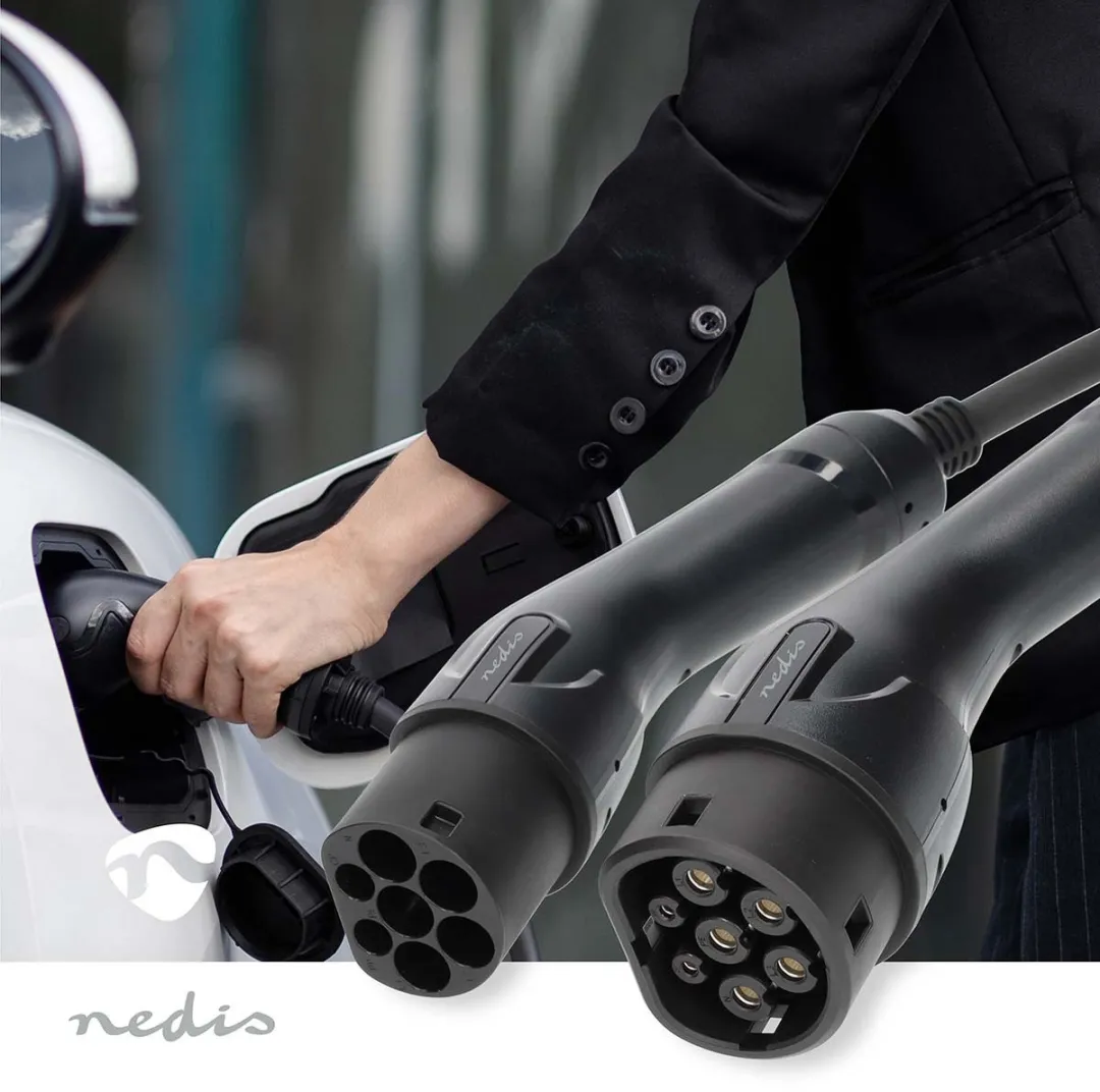 Nedis Laadkabel Type 2 11kW 5m - 3-Fase