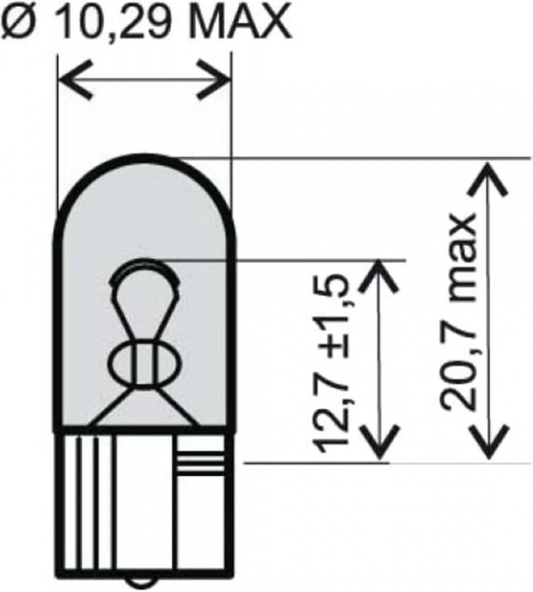 Osram Ampoule Scooter Peugeot 200 LXR 2009-2014 AV - Wit