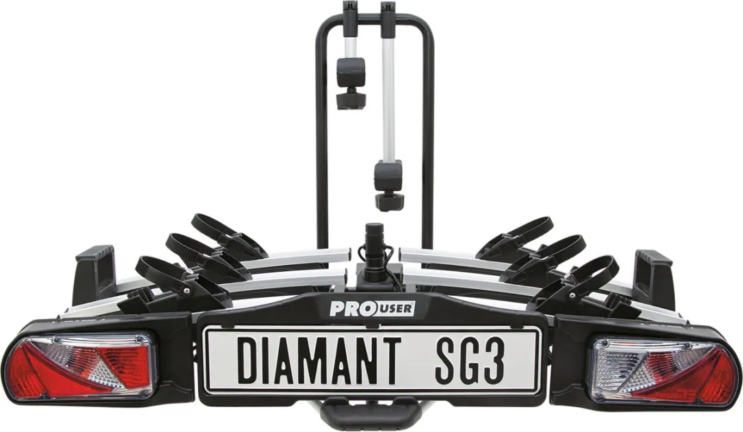 Pro-User Diamant SG3 Fietsendrager - 3 Fietsen - Zwart