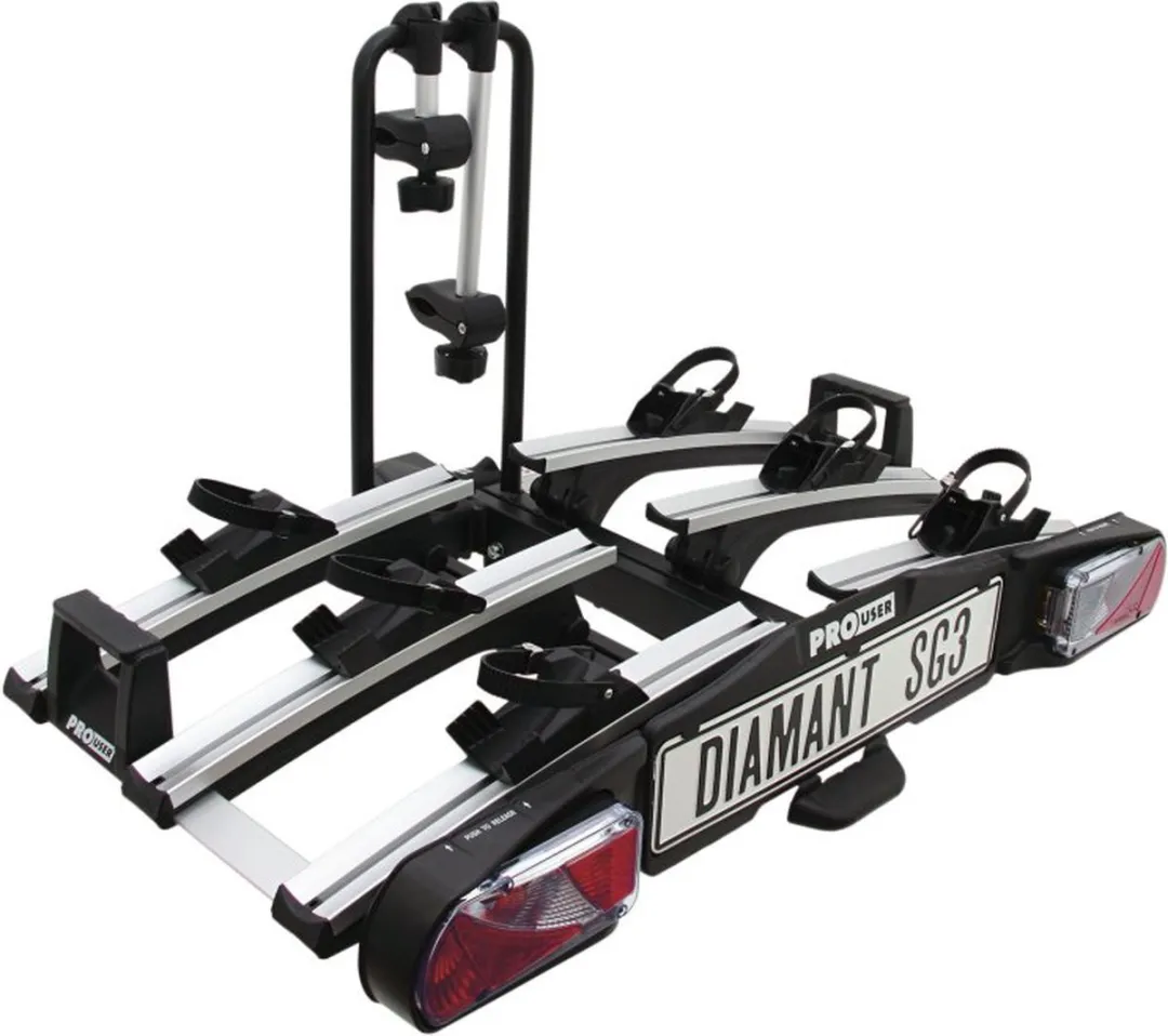 Pro-User Diamant SG3 Fietsendrager - 3 Fietsen - Zwart