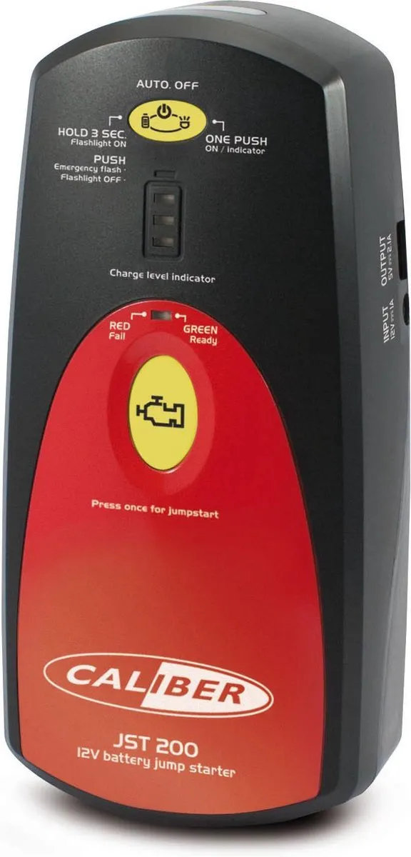 Caliber JST200 Jumpstarter - 3500mAh - 2880W - Zwart