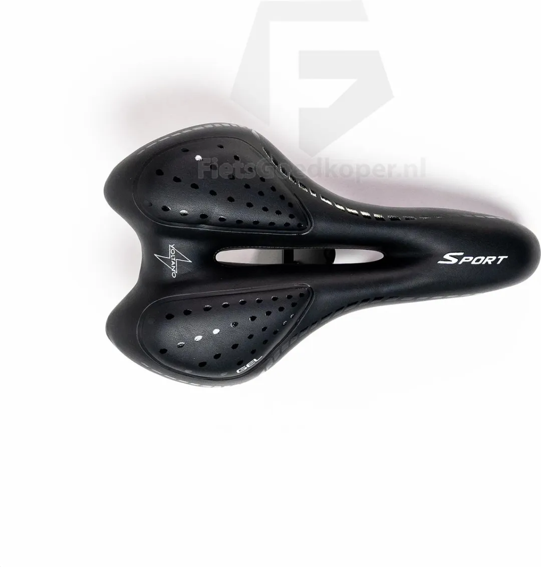 Voltano Sport Trekking Fietszadel - Gelpads - Zwart - afbeelding 6 van 6