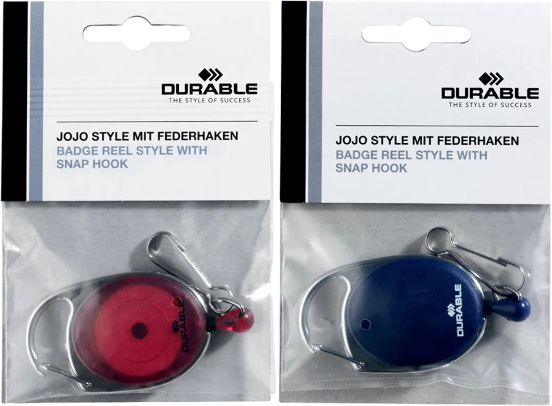 Durable Afrolmechanisme met Karabijnhaak D832701 - Zwart