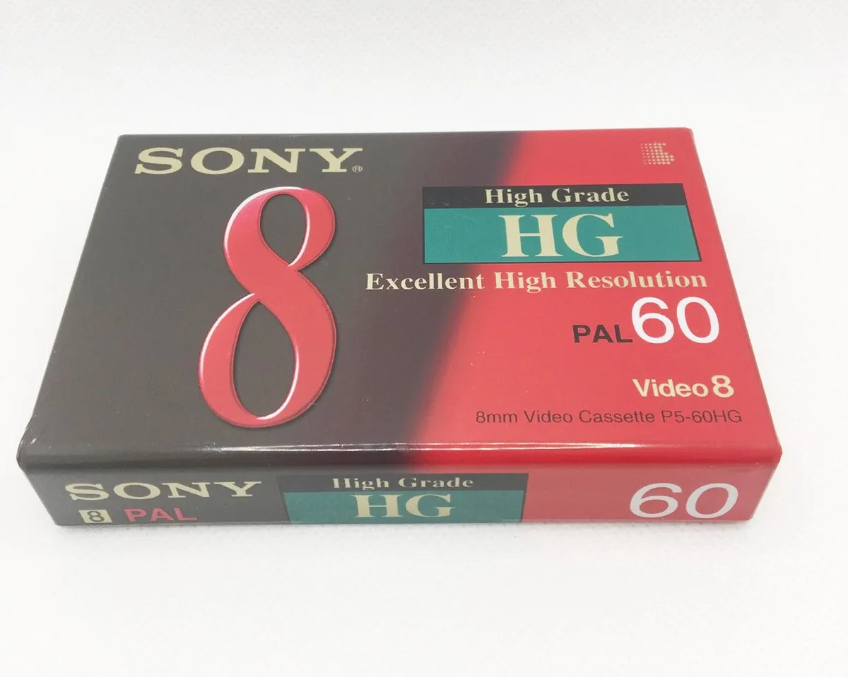 Sony High Grade Video8 HG Cassette 60 Min - P5-60HG3 - afbeelding 6 van 6