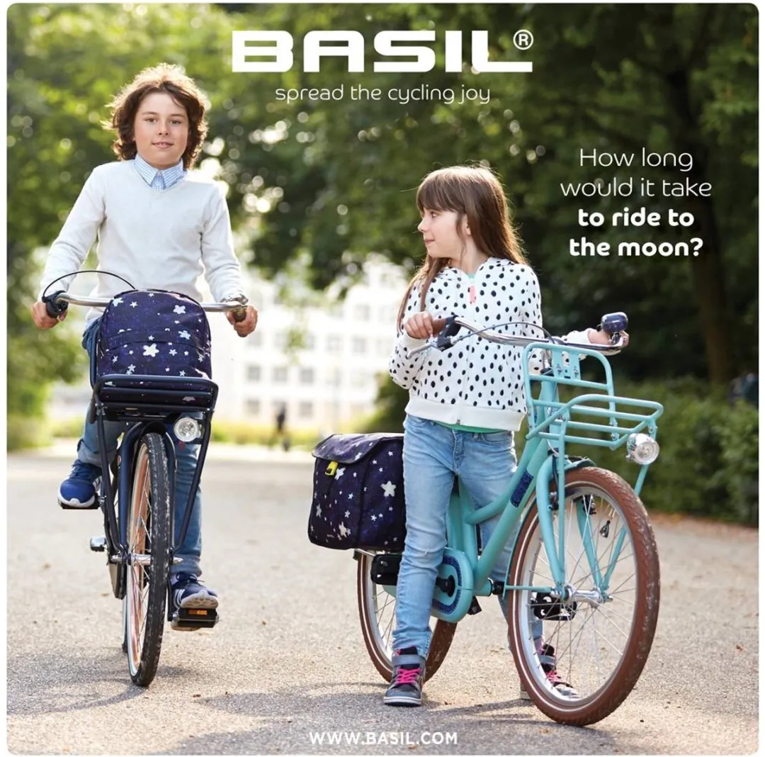 Basil Stardust Enkele Fietstas - 8L - Paars