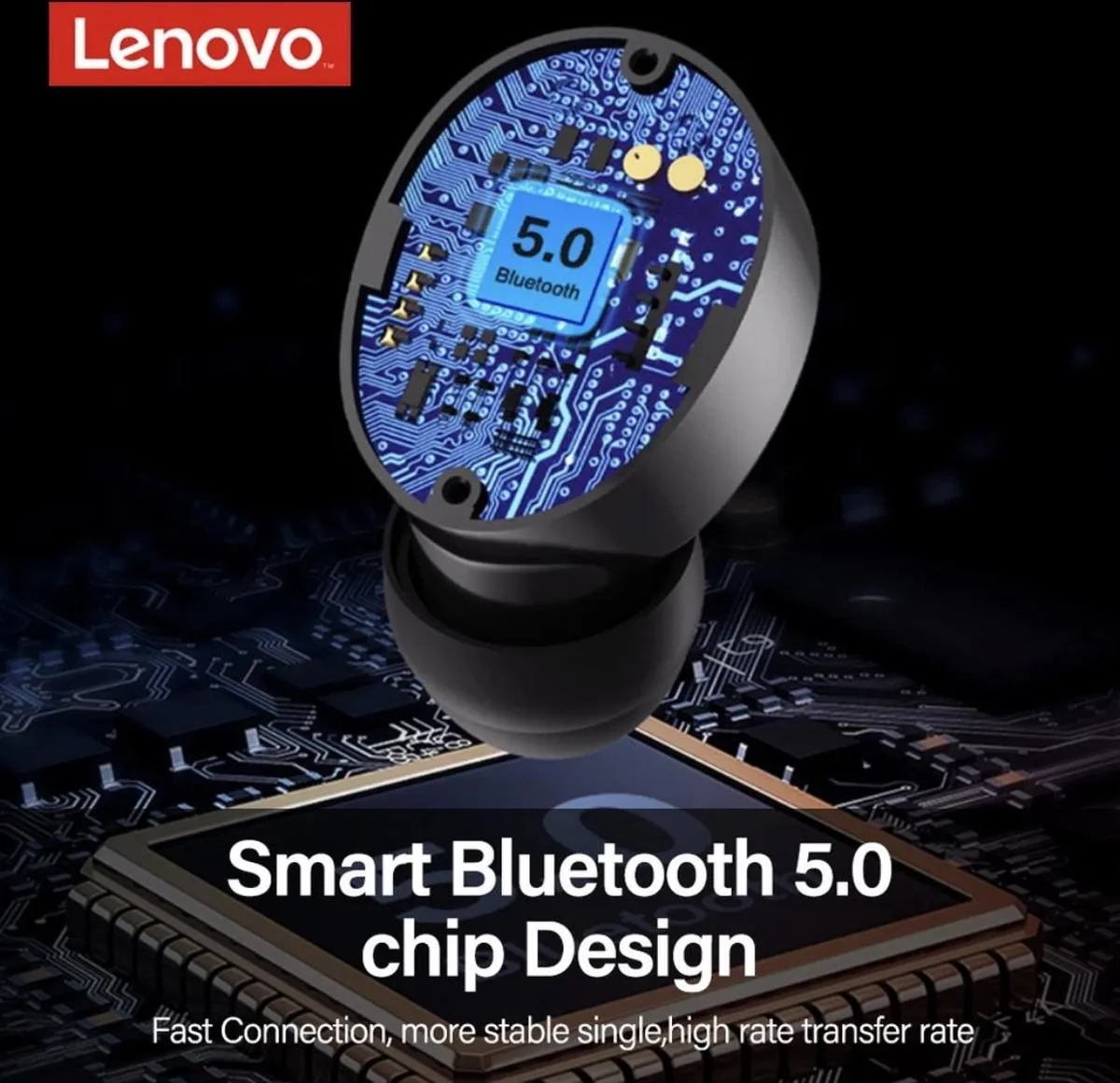 Lenovo HT18 PTM7C02358 TWS Headset - 1000mAh - Wit