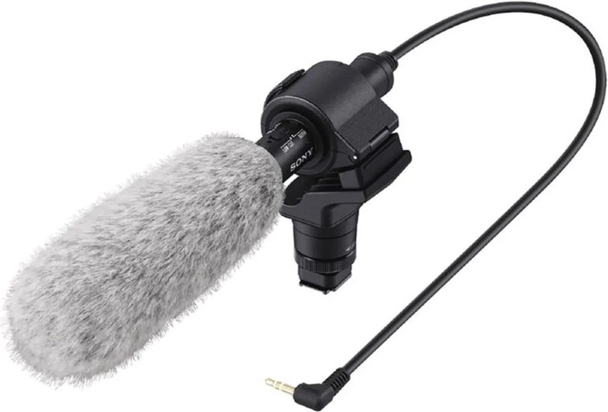 Sony ECM-B1M Shotgun Microfoon - Camera - Zwart