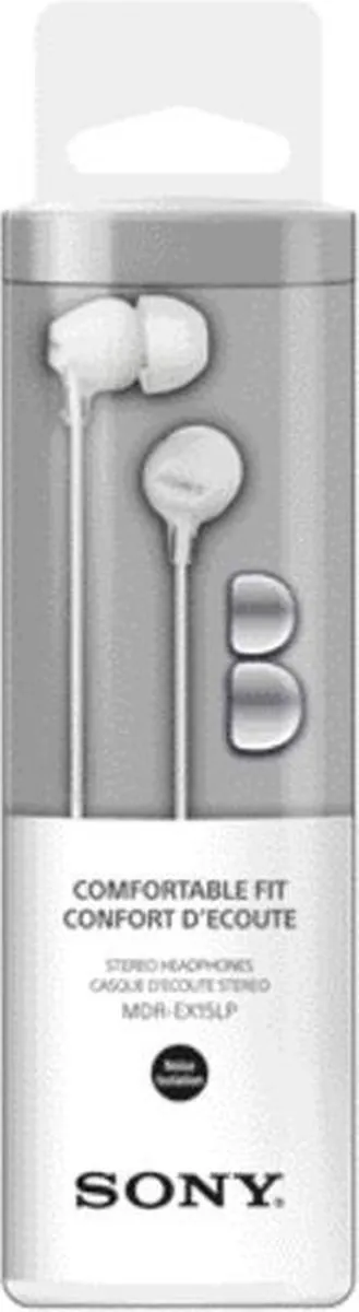 Sony EX Series MDR EX15LPB In-ear Hoofdtelefoon - Wit