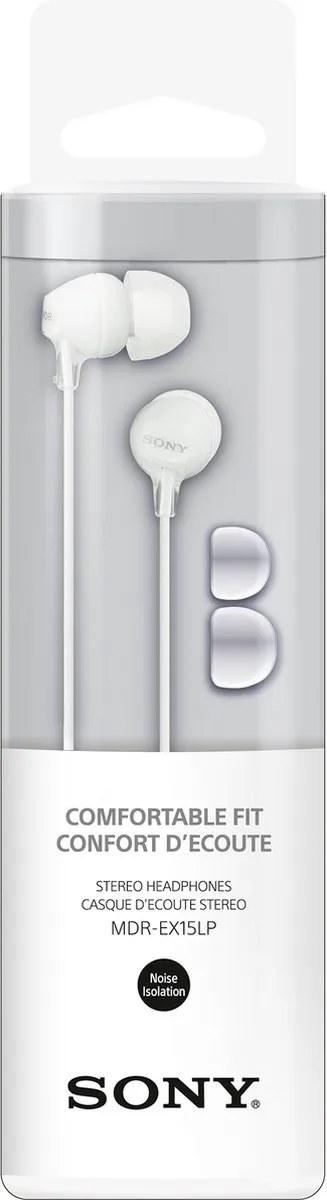 Sony EX Series MDR EX15LPB In-ear Hoofdtelefoon - Wit