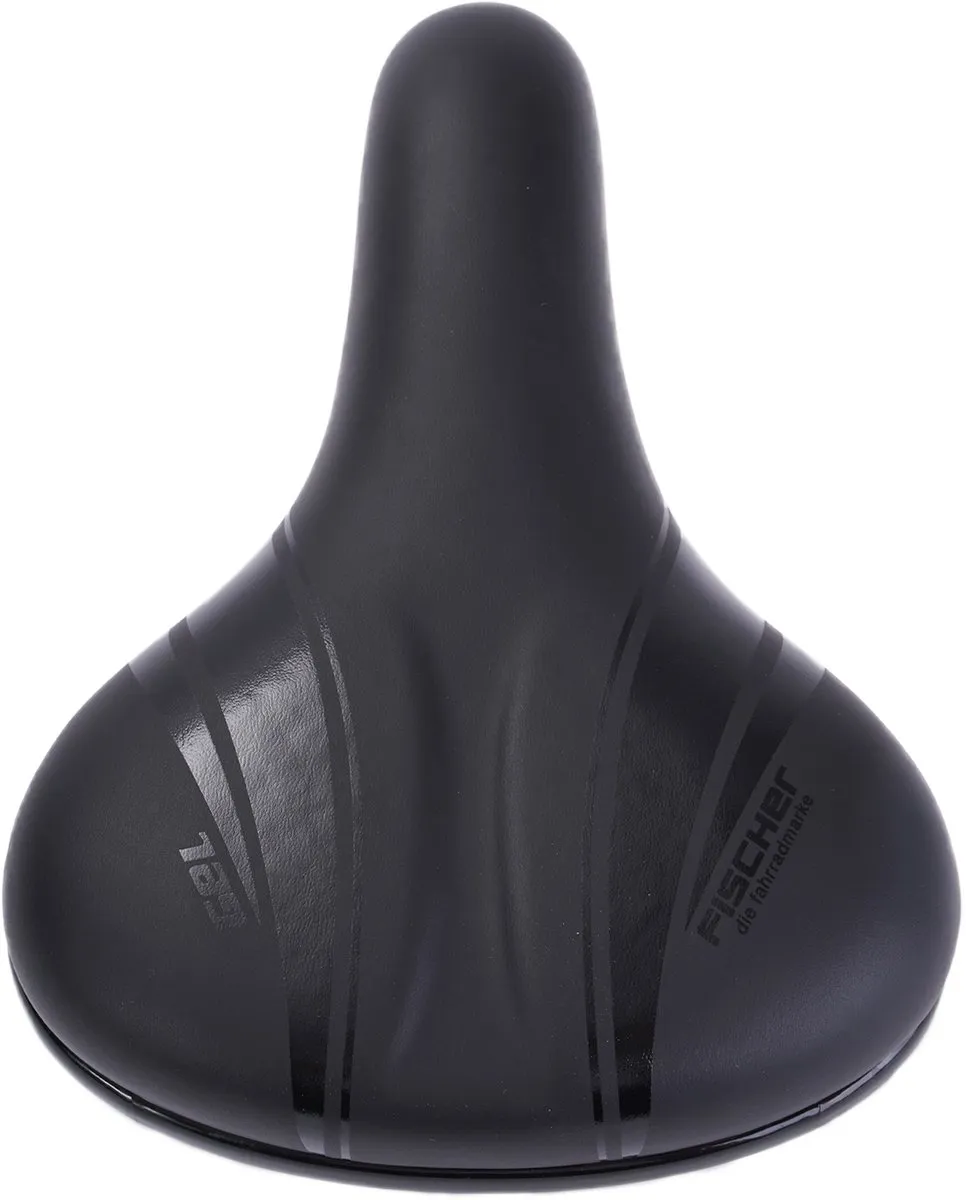 Fischer Trekking Gel Elastomeer Zadel - Zwart