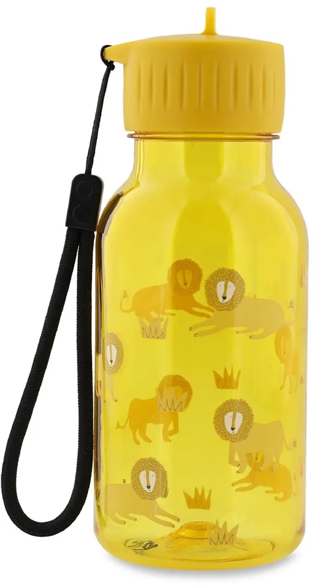 Trixie Drinkfles Lively Lion 350ml - Geel