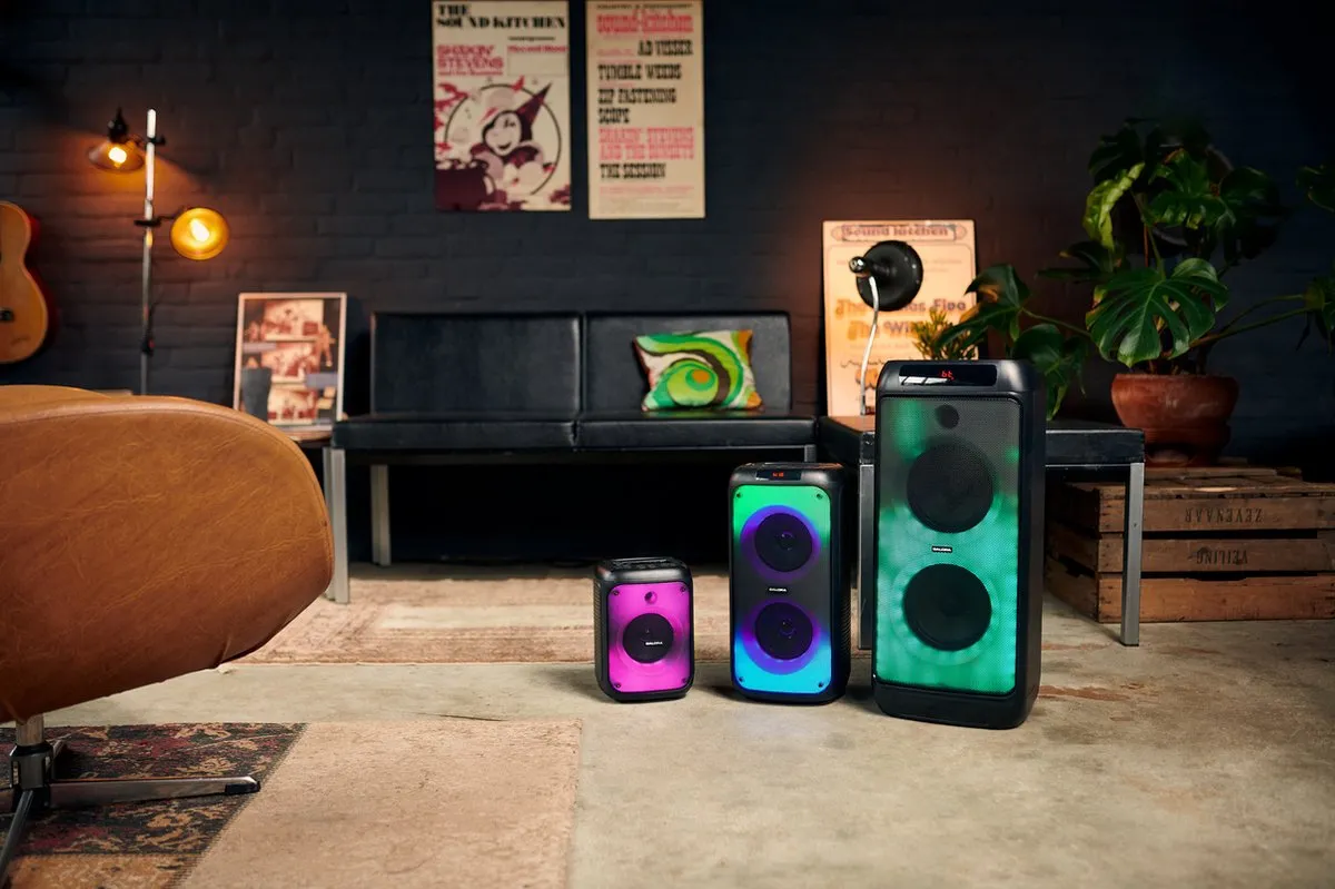 Salora PartySpeaker S1 Draadloze Speaker - 100W - Zwart
