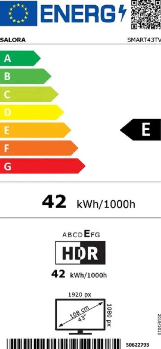 Salora 40FV210 Full HD Smart TV 101cm - Zwart
