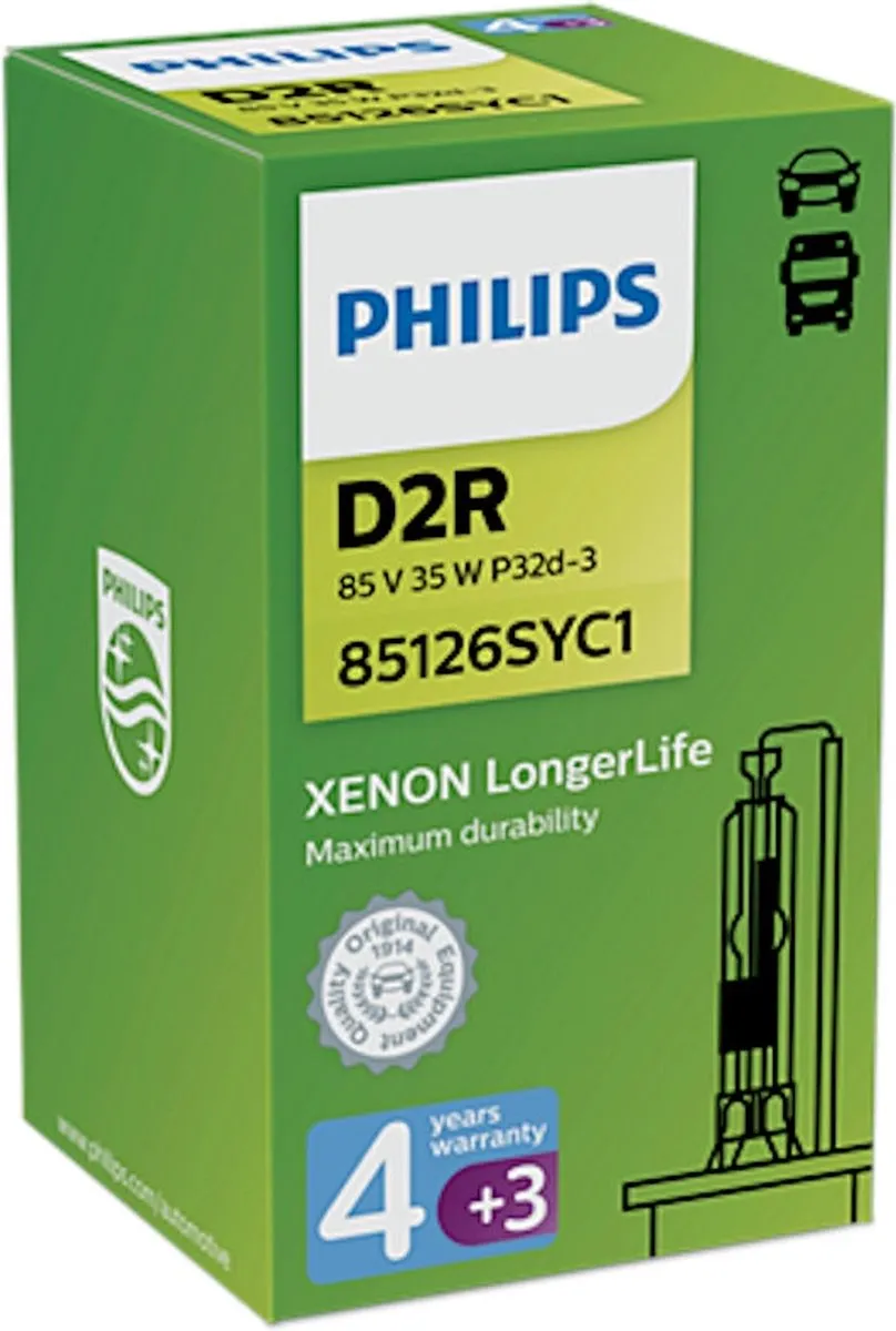 Philips D2R Longerlife Xenon 85126SYC1 - 4300K