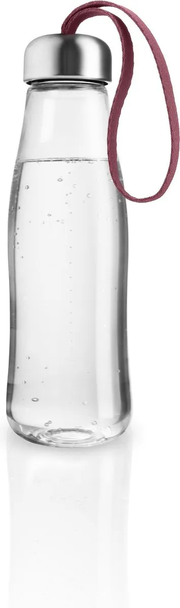 Eva Solo - Drinkfles 500 ml Glas Pome - Borosilicaatglas - Rood -