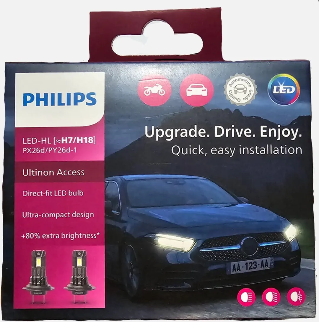 Philips Ultinon Access Led H7 Set - 2 Stuks - Wit